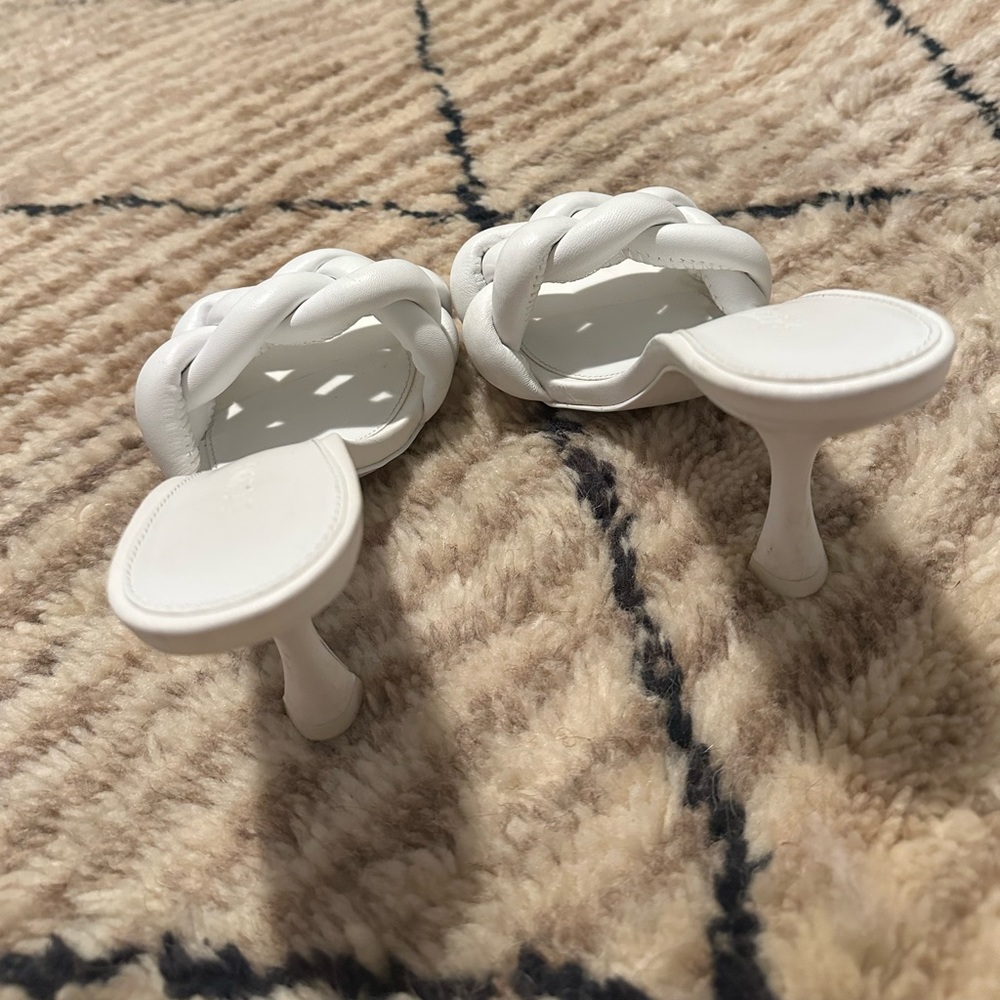 Mango white woven heel - Picture 3 of 3